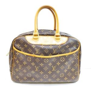 Louis Vuitton LV monogram brown Deauville handbag